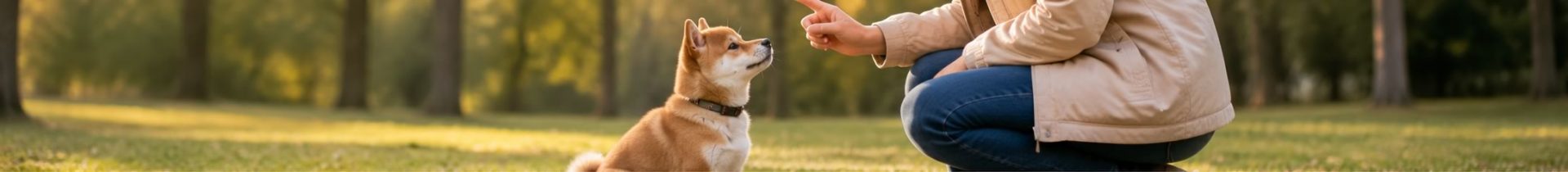 Éducation d'un chiot Shiba Inu avec apprentissage des ordres de base