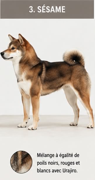 Shiba Inu sésame conforme au standard LOF de la race